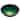 KRAUS Nature 17 in. Green Round 19 mm thick Glass Vessel Bathroom Sink