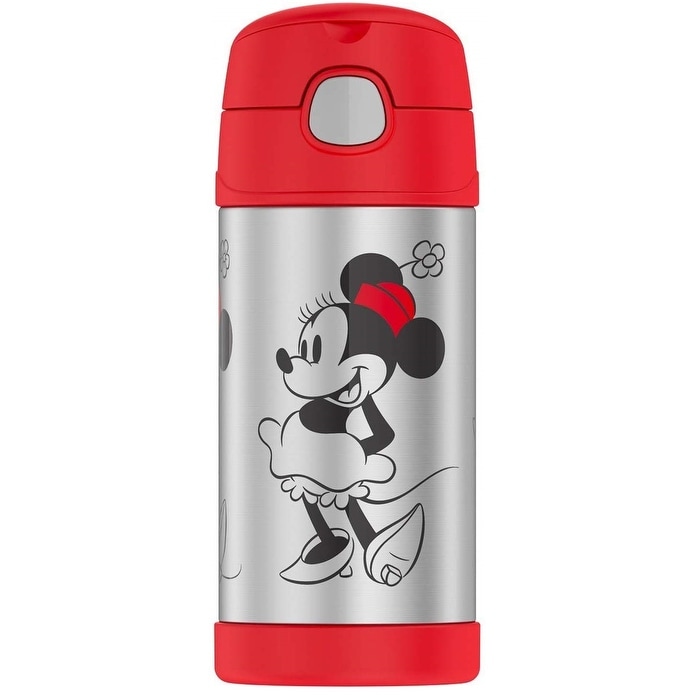 Thermos Kids' 12oz Stainless Steel Funtainer Water Bottle with Bail Handle - Minnie Mouse