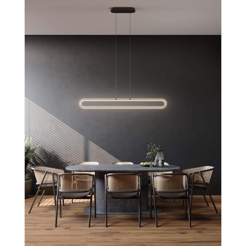 Atom 60 Inch Horizontal 5CCT LED Pendant