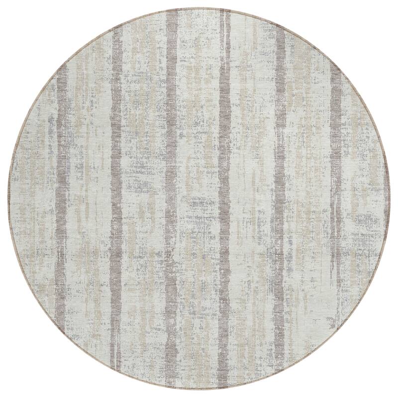 Machine Washable Indoor/ Outdoor Chantille Ombre Stripe Rug