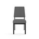 preview thumbnail 4 of 43, Amisco Avery Upholstered Dining Chair with Metal Legs