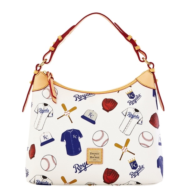 Dooney & Bourke MLB Kansas City Royals Hobo Shoulder Bag - White