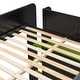 preview thumbnail 24 of 43, Full Size Wood Bunk Bed with Height-Adjustable Desk, Wardrobe, Ample Storage Space and RGB Light