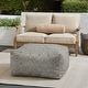 preview thumbnail 23 of 31, Sorra Home Sunbrella Outdoor Knife Edge Bean Pouf Capra II Shadow