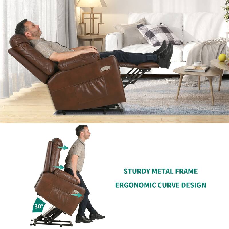 Modern Massage and Heating Recliner Sofa Chair