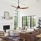 preview thumbnail 25 of 189, Sofucor 42"/48"/ 52"/60"Noiseless Walnut Wood Ceiling Fan with Remote Control, Integrated Light Optional