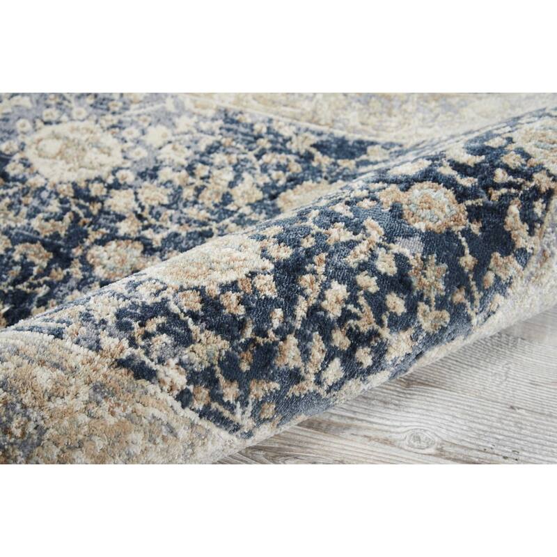 Malta Textured Botanical Persian Vintage Area Rug