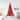 Artificial Tinsel Christmas Tree - 6' - Red - Unlit - 6 Foot