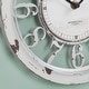 preview thumbnail 3 of 18, FirsTime & Co. Antique Farmhouse Contour Wall Clock, Plastic, 10 x 2 x 10 in, American Designed