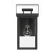 preview thumbnail 6 of 6, Hunter Timbergrove Outdoor Black Wall Light - Porch, Patio, Garage - Contemporary, Transitional, Mission - Corrosion Resistant!