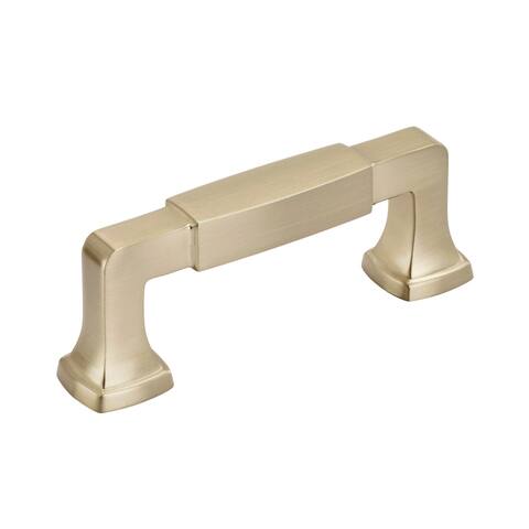 Stature 3 in (76 mm) Center-to-Center Golden Champagne Cabinet Pull