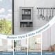 preview thumbnail 16 of 23, Bathroom Wall Mounted Adjustable Hanging Storage Medicine Cabinet - 14" x 7" x 20" (W x D x H)