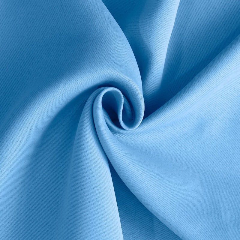 Dainty Home Hamden Blackout Thermal Insulated Grommet Single Panel Extra Wide Curtains - 54" x 84"
