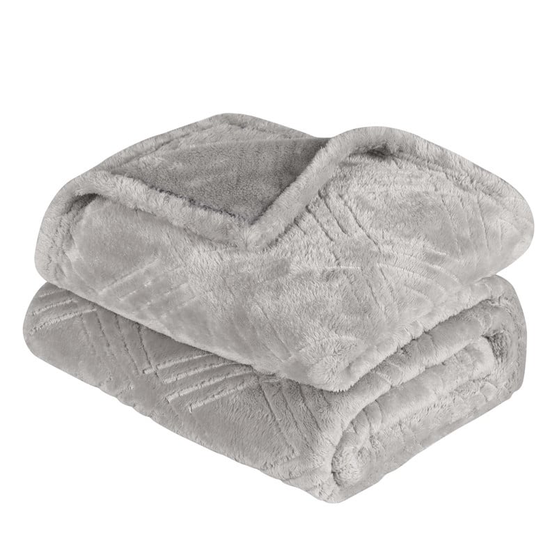 Superior Alaska Quilted Diamond Plush Fleece Blanket For Couch or Bed
