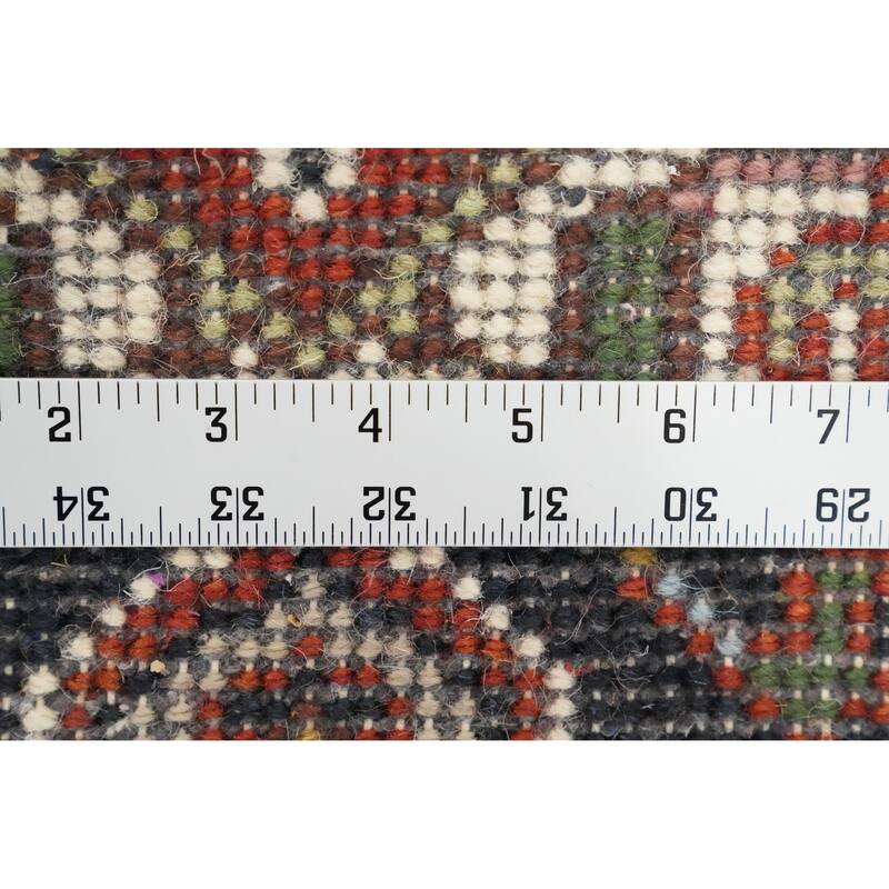 Hand Knotted Oriental 100% Wool Carpet Traditional Medallion Oranges & Rust Heriz (serapi) Area Rug - 3' 0'' X 2' 0''