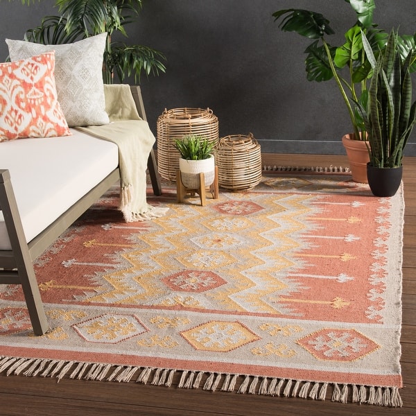 Sonoran Indoor Outdoor Geometric Area Rug Overstock 11110676