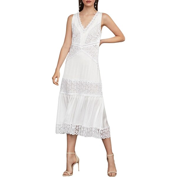 bcbgmaxazria lace shift dress
