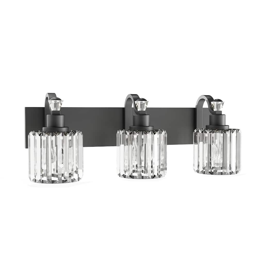Modern Crystal Bathroom Vanity Lights Black Bathroom Light Fixtures Crystal Vanity Shower Lights Over Mirror