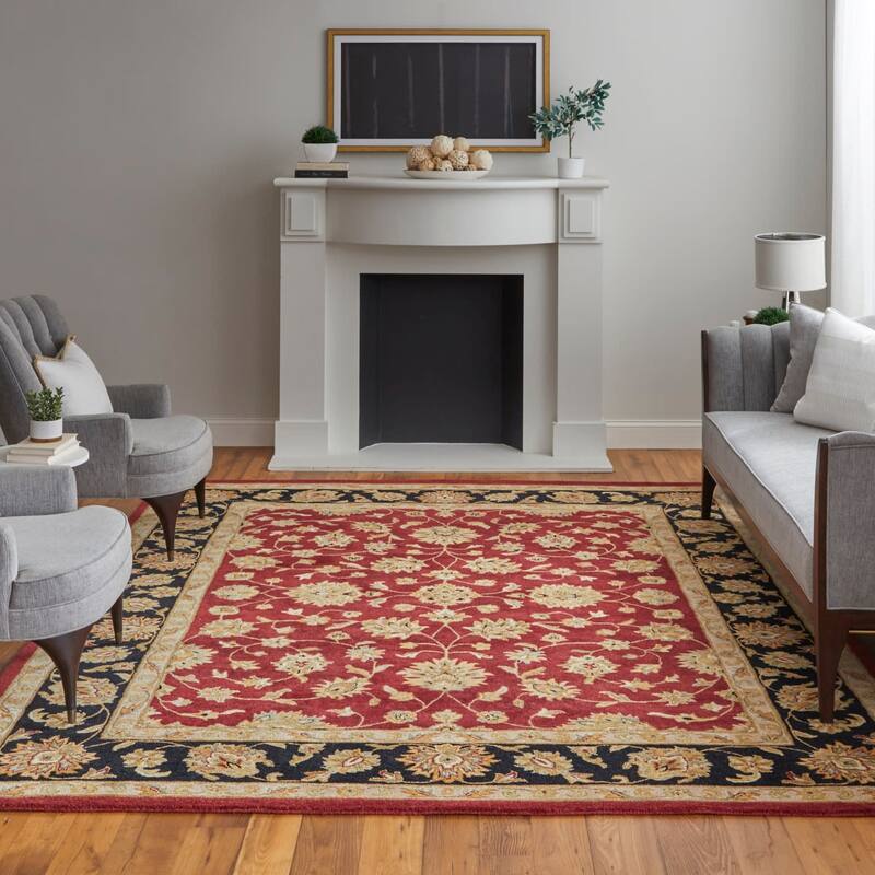 Grand Bazaar Oleg Hand Tufted Oriental Traditional Area Rug