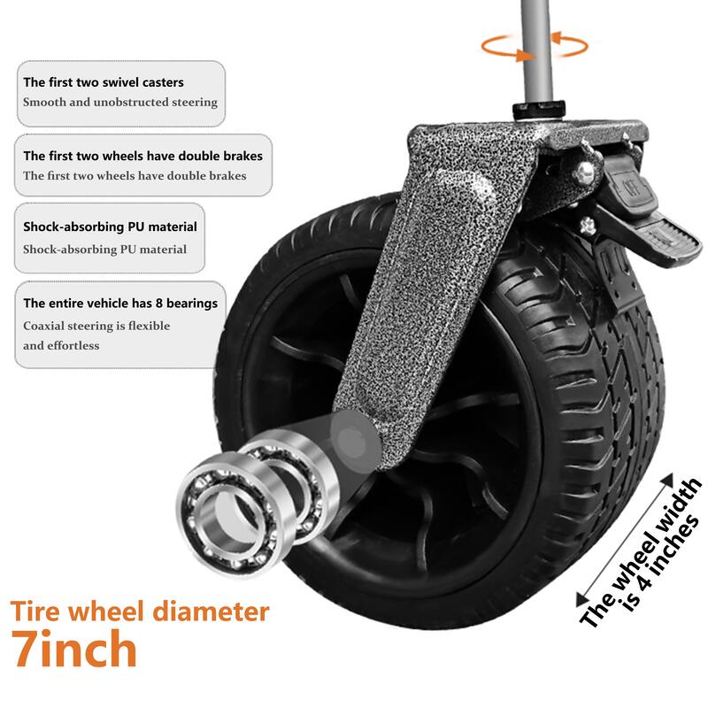 Utility Park Garden Cart - Folding Camping & Picnic Trolley, Green