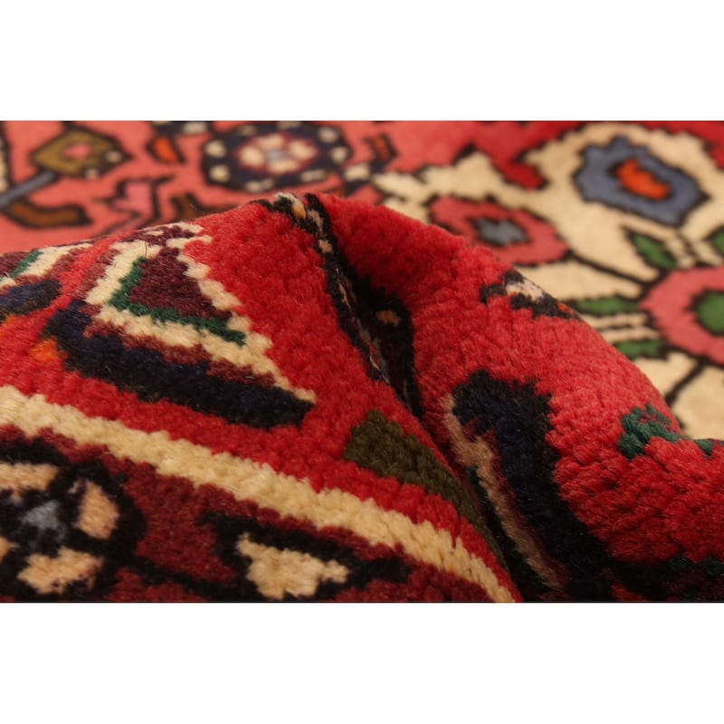 ECARPETGALLERY Hand-knotted Andelz Red Wool Rug - 3'7 x 4'7