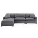 preview thumbnail 7 of 57, Cambrai Modular 4-Piece XL Chofa Sectional