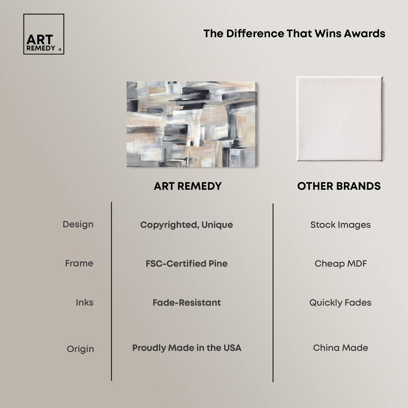 Neutral Nirvana Canvas by Art Remedy, Gallery Wrapped