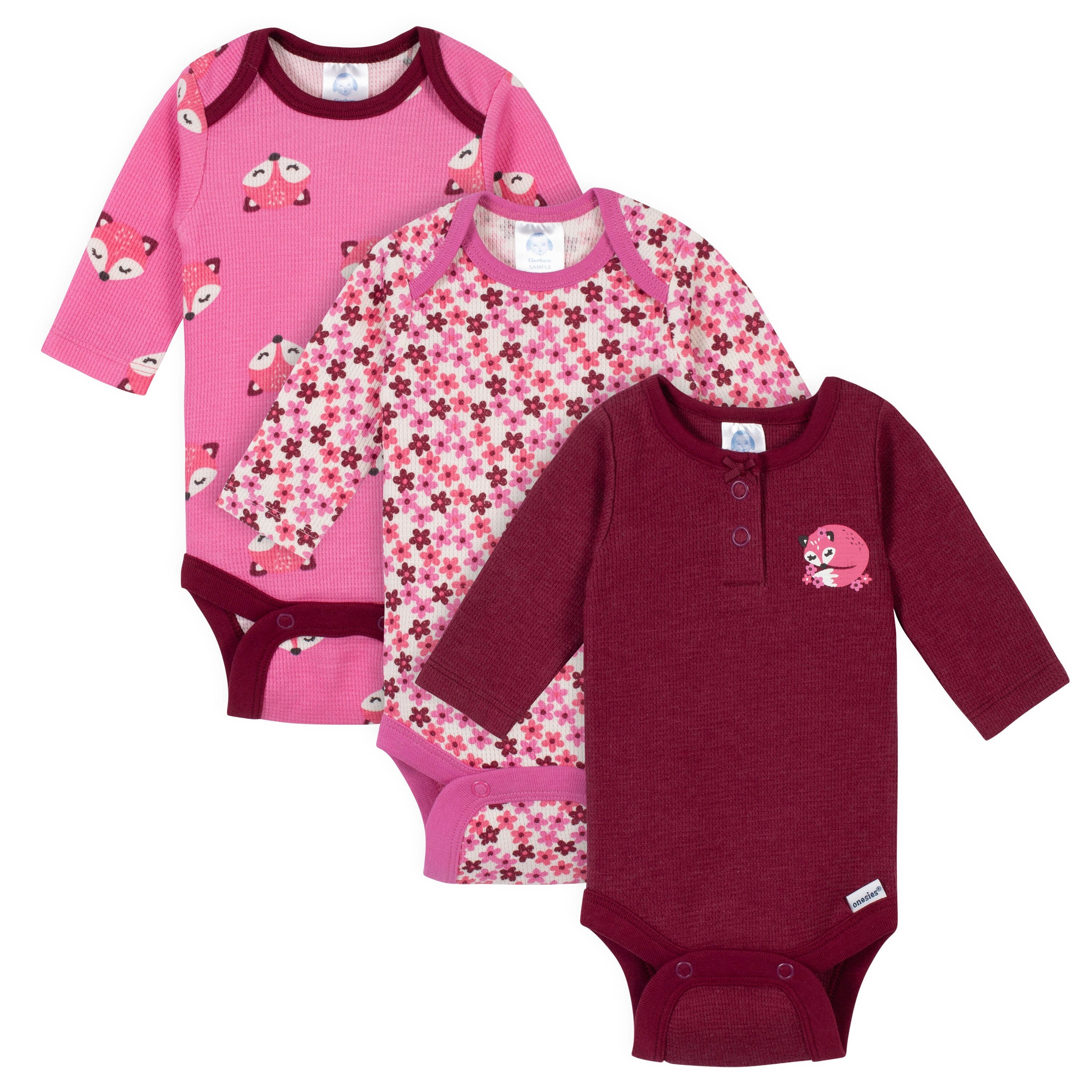 baby girl long sleeve onesies