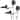 Buaya Modern Black Swing Arm Wall Sconce Plug-in or Hardwired set of 2