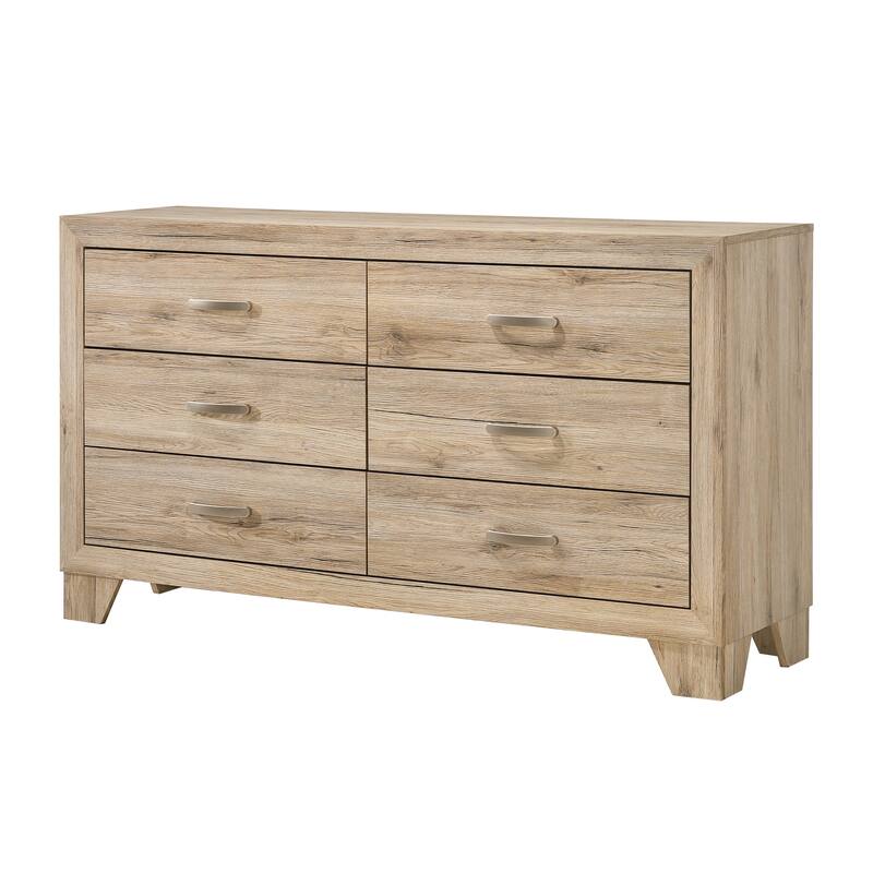 Dabovich Dresser with 6-Drawer - Natural