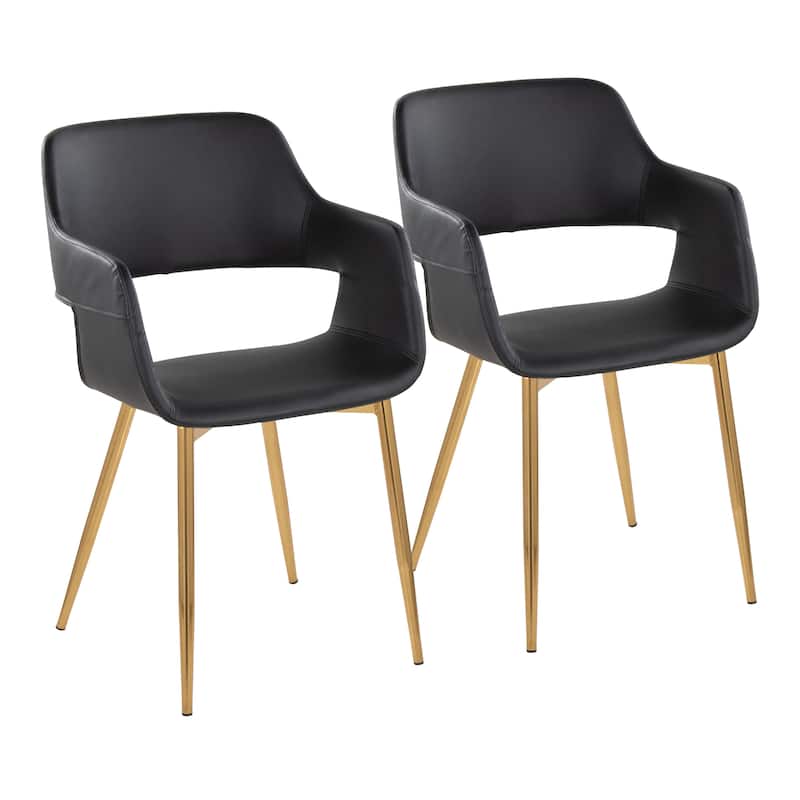 Porch & Den Vallen Dining Chair with Metal Legs (Set of 2)