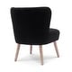 preview thumbnail 6 of 6, Boucle Polyester Upholstered Armless Accent Chair - Stain Resistant