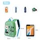 preview thumbnail 4 of 4, Kids Backpack with Multiple Shape Faces Toddler’s Toy and Gift Dinosaur Shape - 10.2"W*13.1"H