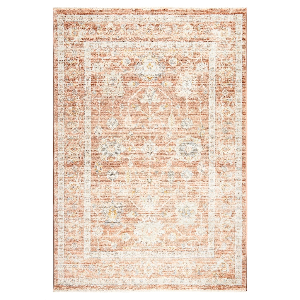 Terra by Obeetee Umbria Persian Border Rug