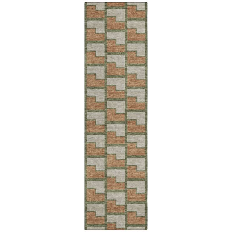 Machine Washable Indoor/ Outdoor Modern Cody Chantille Rug