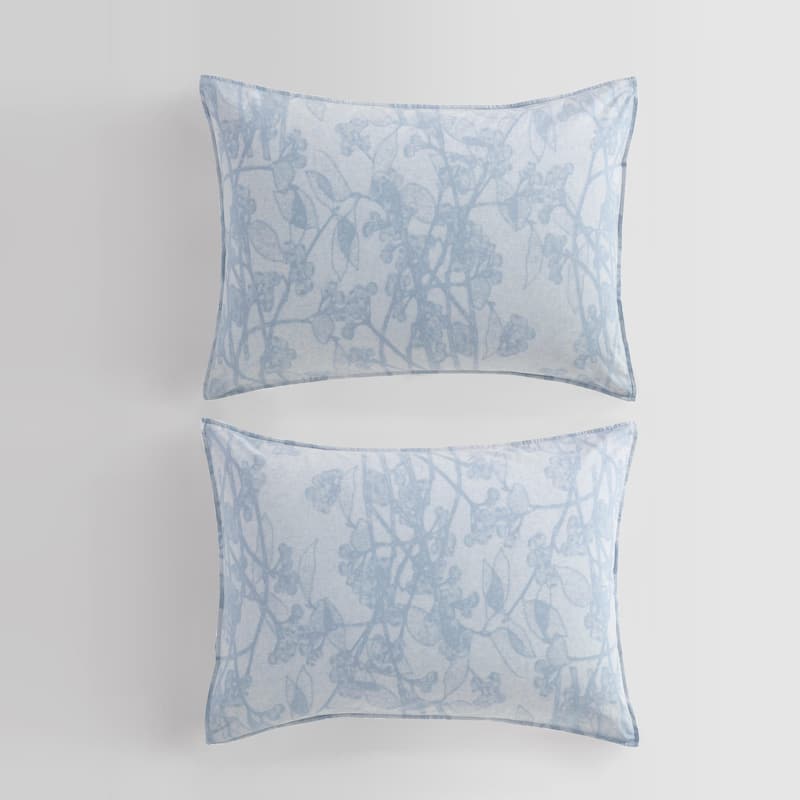 Calvin Klein Bayberry Cotton Blue Comforter Set