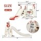 preview thumbnail 7 of 16, 4 in 1 Toddler Slide,Swing Set,Kids Playground Climber Slide Playset with Basketball Hoop,Freestanding Combination for babies