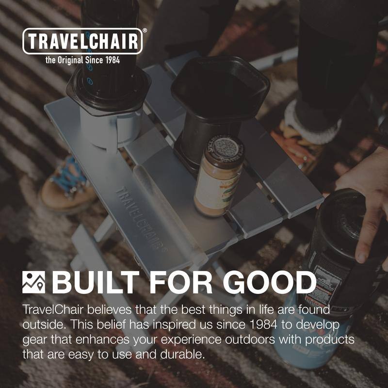 TravelChair Canyon Aluminum Portable Side Table