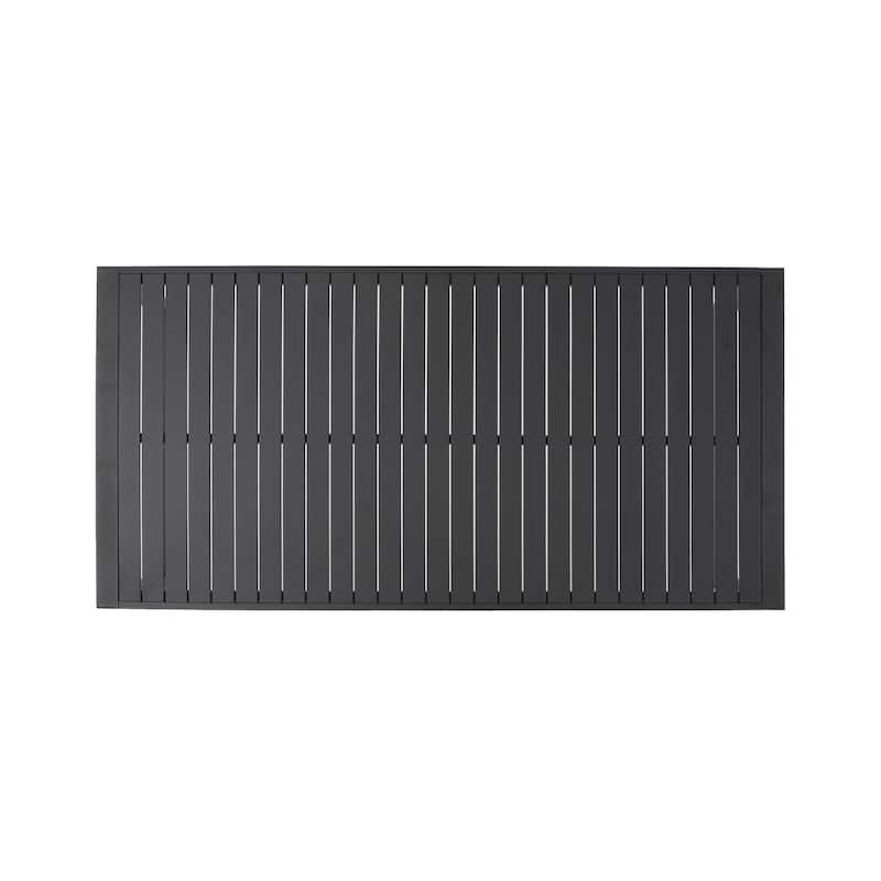 Navan Modern Aluminum Outdoor Dining Table by Christopher Knight Home - 70.00" L x 35.00" W x 30.00" H
