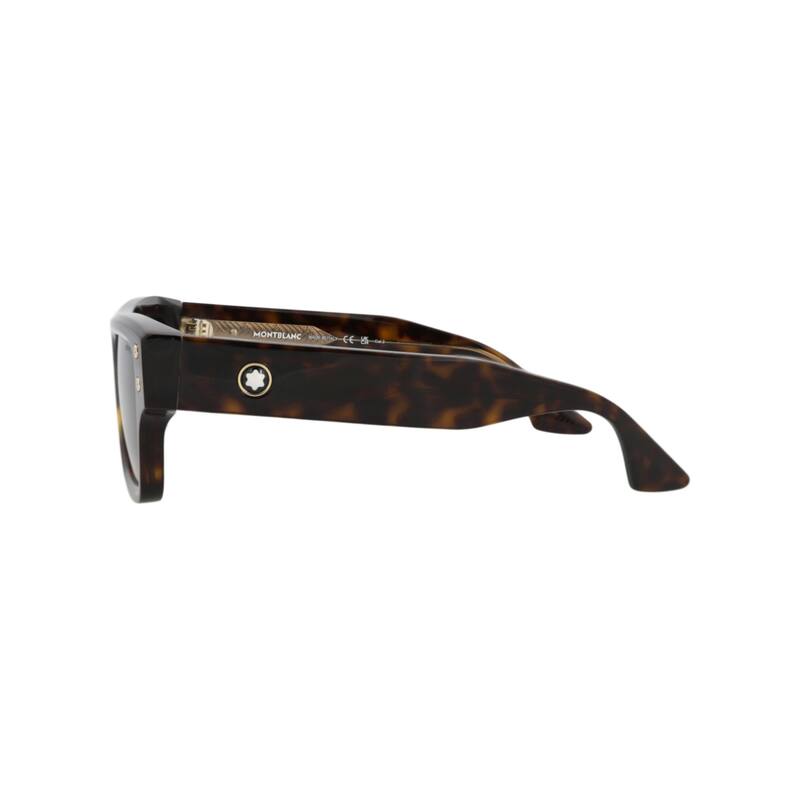 Montblanc Square-Frame Recycled Acetate Sunglasses