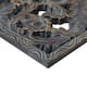 Madison Park Botanical Panel Distressed Carved Wood 2-piece Wall Decor Set