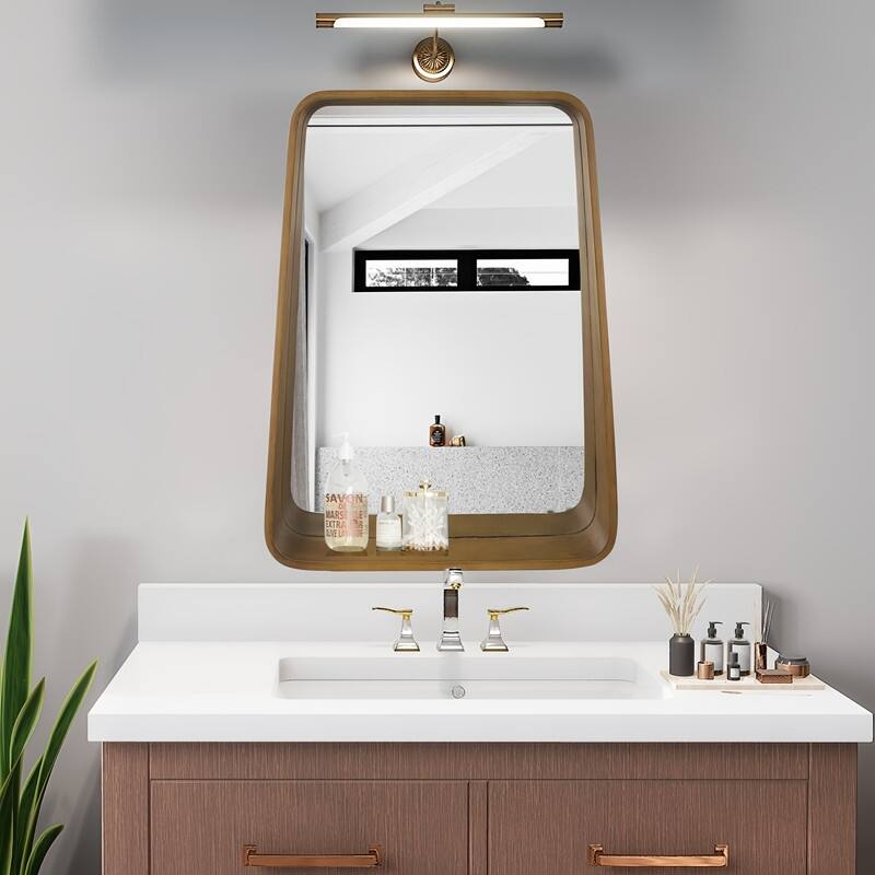 1 Piece Multifunctional Vanity Mirror with Shelf - 18"x24"