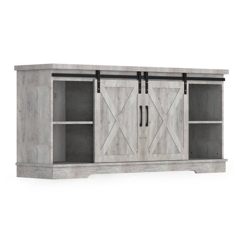 Barn Door TV Cabinet