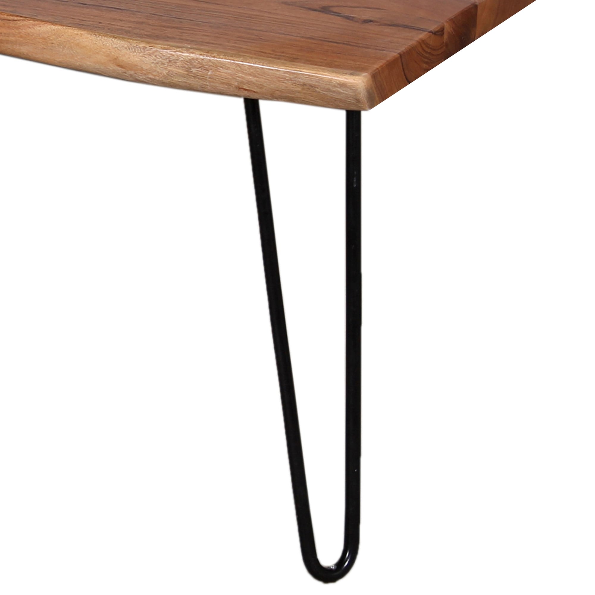 Carbon Loft Czuchry Hairpin Mid-century Live Edge Coffee Table - Bed Bath &  Beyond - 21422965