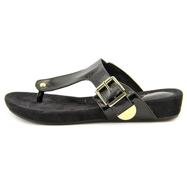 Giani Bernini Womens RYANNE Leather Open Toe Casual Slide Sandals