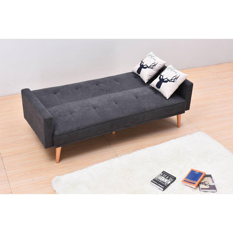 Modern Adjustable 3-position Sleeper Sofa Futon
