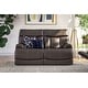 preview thumbnail 6 of 10, Clive Power Reclining Loveseat with Power Headrest and Lumbar by Flexsteel - 64" x 43" x 41" Brown