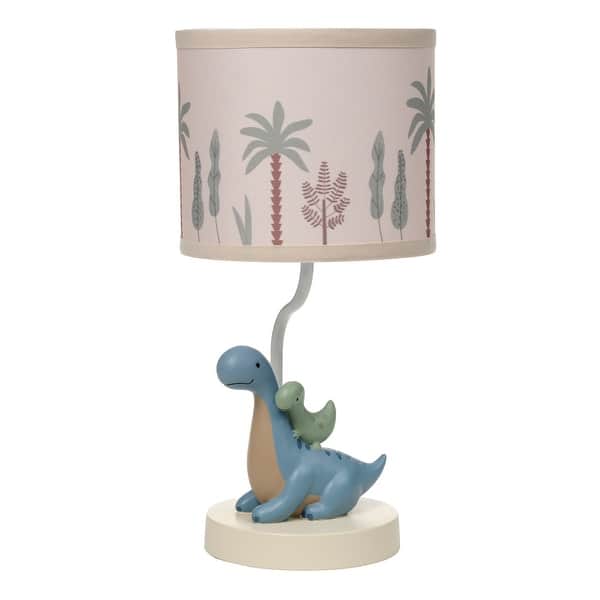 slide 2 of 6, Lambs & Ivy Dino-Might Custom Designed 3D Dinosaur Nursery Lamp with Shade
