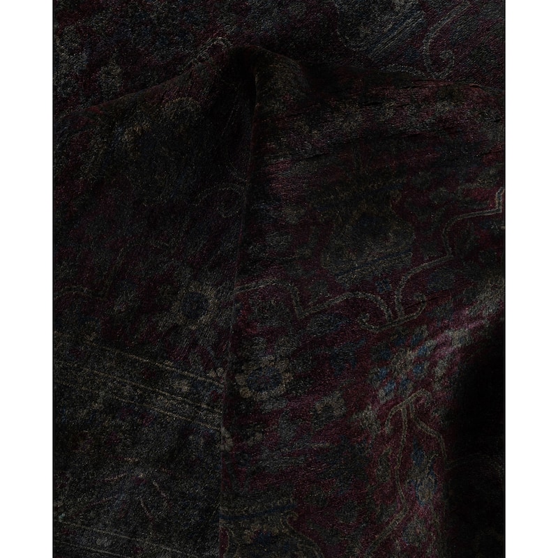 Overdyed One-of-a-Kind Hand-Knotted Area Rug - Gray - 6' 0" x 8' 5"