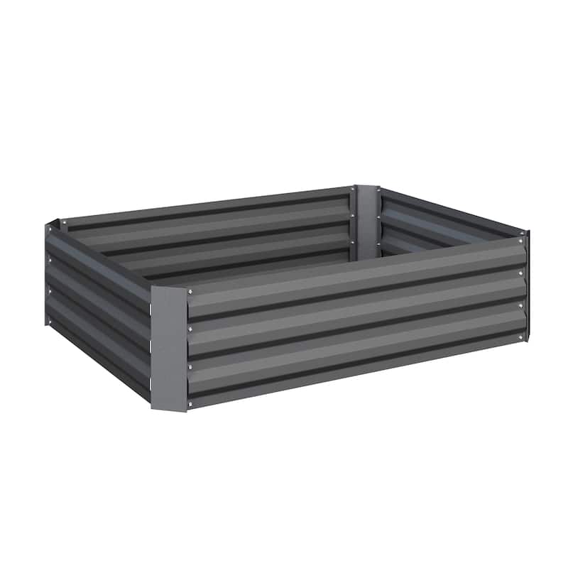 Raised Garden Bed with Removable Green House - 4ft x 3ft by Home-Complete